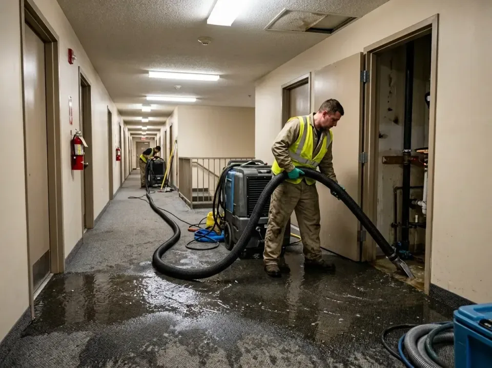 multi-unit-apartment-hallway-f-005 — frequently asked questions, Emergency Burst Pipe Water Extraction & Removal in Adairsvi…